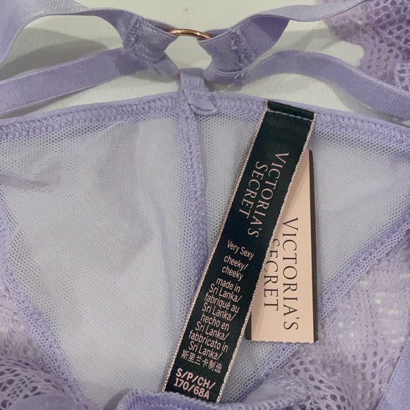 NEW WITH TAGS VICTORIA’S SECRET 2 PK SIZE S PURPLE SEXY PANTIES WITH RING DETAIL - Picture 4 of 4
